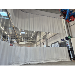 Cloison souple fixe, coulissante ou mobile