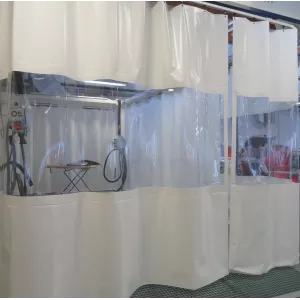 Rideau d'atelier plastique industriel transparent
