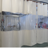 Rideau d'atelier plastique industriel transparent