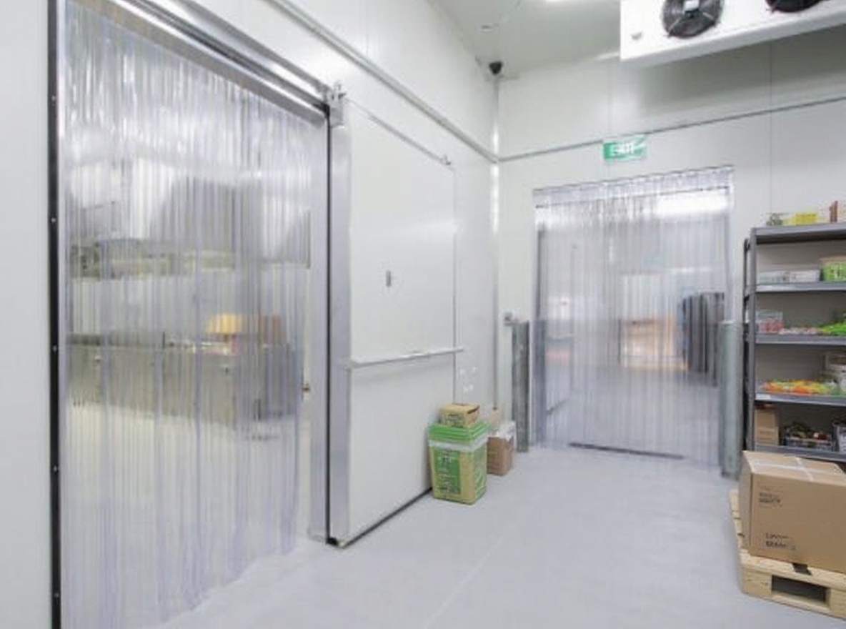 Rideau à lanières PVC pour chambre froide positive et négative