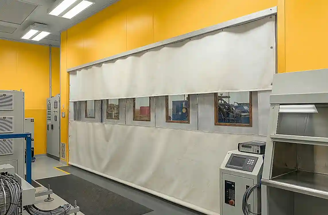 rideau isolation acoustique à lanières