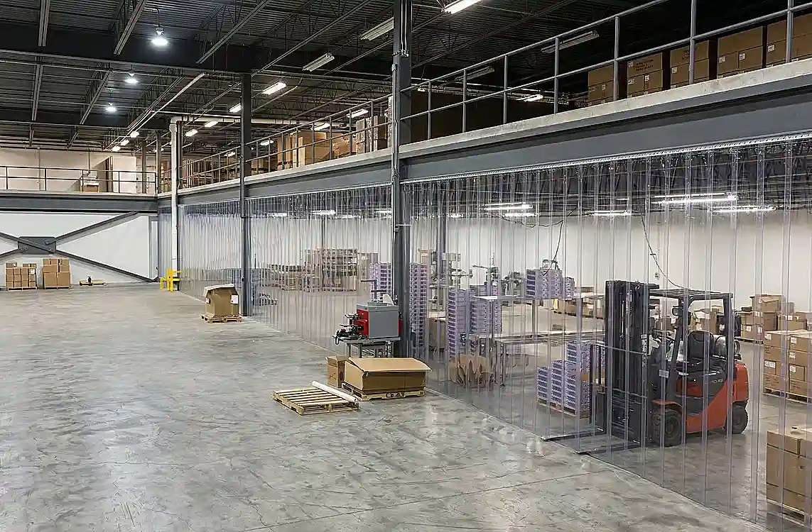 Rideau de lanières PVC